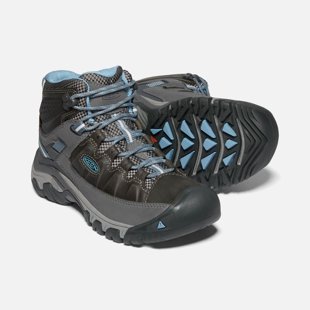 Cizme Keen Romania Dama Negrii Maro Targhee Iii Waterproof Mid 3854-LCNQA